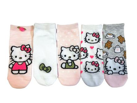 Hello Kitty and Friends Womens 5-Pack Ankle Socks Exclusivité Games Zone
